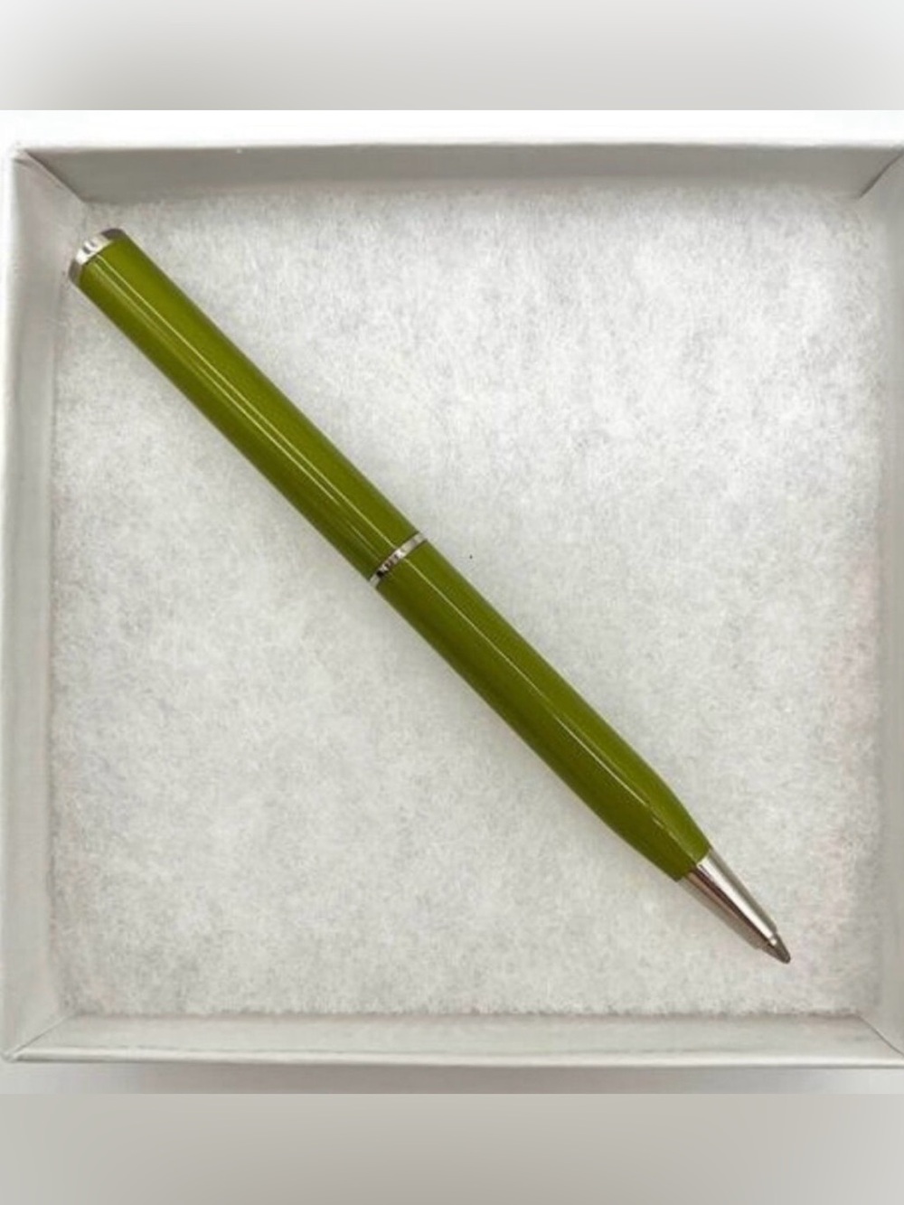 Coach NWOT Olive Green Ballpoint Pen with Refill - RARE - Picture 1 of 3